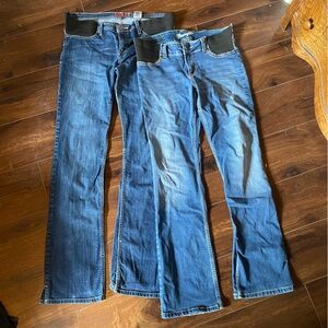 *homemade* Maternity Wrangler & Cinch Jeans